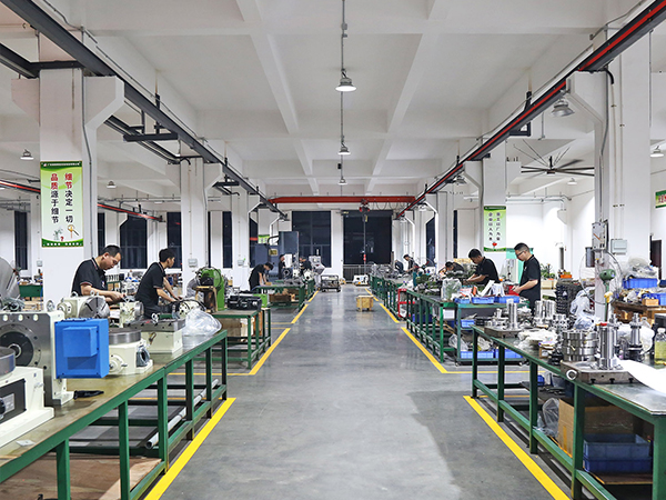 Assembly workshop on the second floor